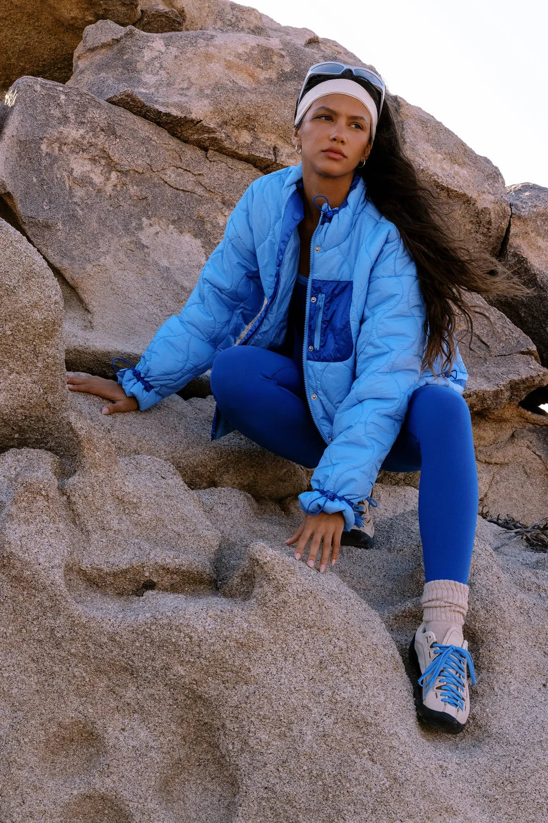 HARVIE JACKET - BLUEBELL