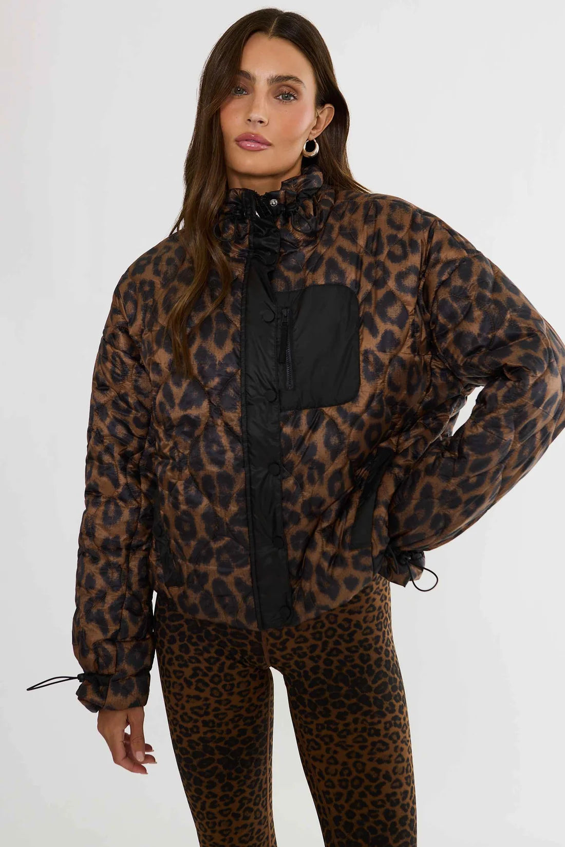 HARVIE JACKET - LEOPARD