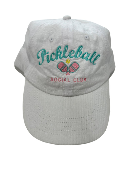 SEERSUCKER PICKLEBALL HAT EJL