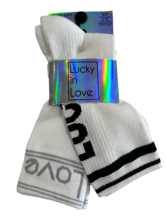 LUCKY CREW SOCKS BLK/GREY