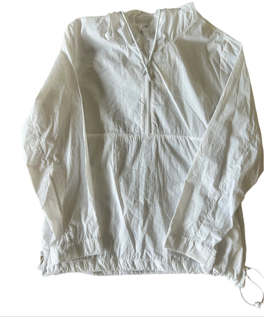 WINDBREAKER PULLOVER WHT MONO B