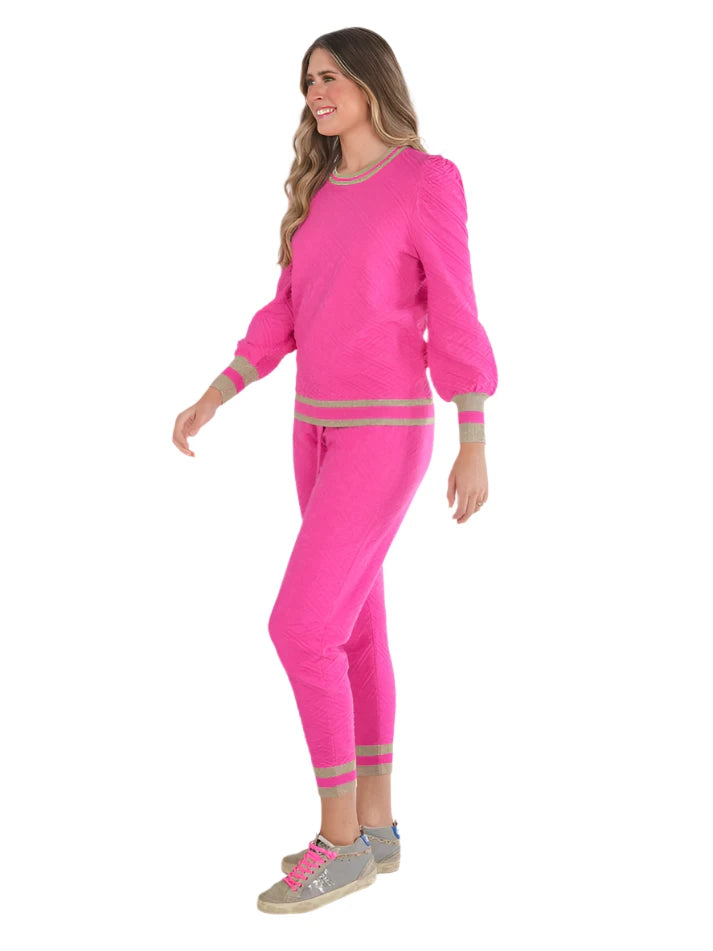 JULIA SWEATER - ROSE MONOGRAM