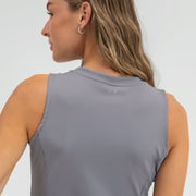 COURTSIDE DRESS - PEBBLE