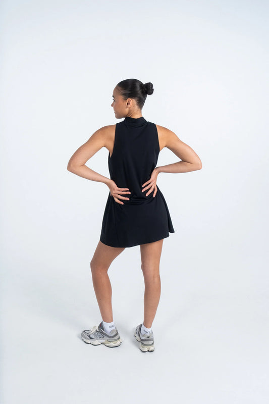 READY SWING DRESS - BLACK