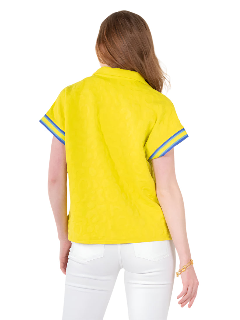 POPPY PULLOVER - KEY LIME CHEETAH