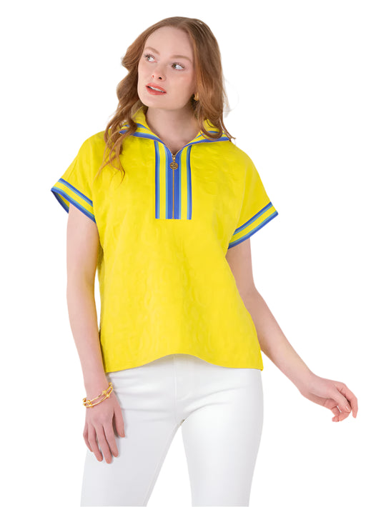 POPPY PULLOVER - KEY LIME CHEETAH