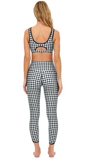 RELLA LEGGING - SLATE GINGHAM