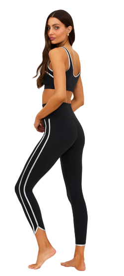 NELLA LEGGING - MIDNIGHT SILVER SHINE