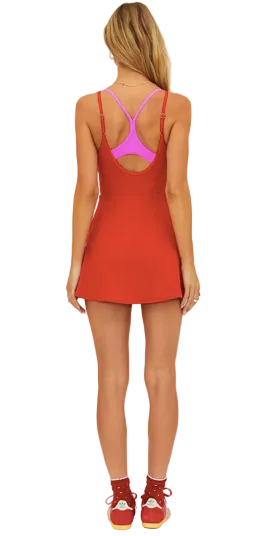 VIOLA DRESS - ROYAL RED