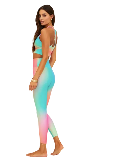 PIPER LEGGING - STRAWBERRY SUNSET OMBRE