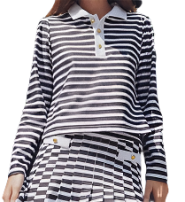 BENNY  LS TOP - STRIPE