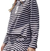 BENNY  LS TOP - STRIPE