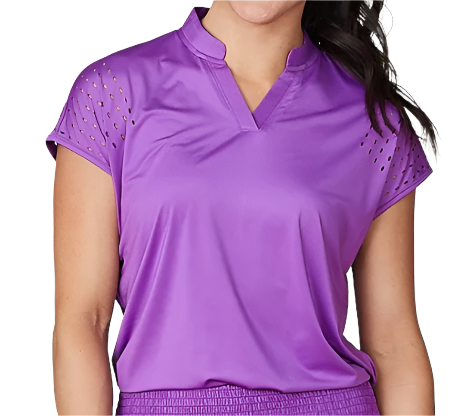 CUT OUT TEE PURPLE