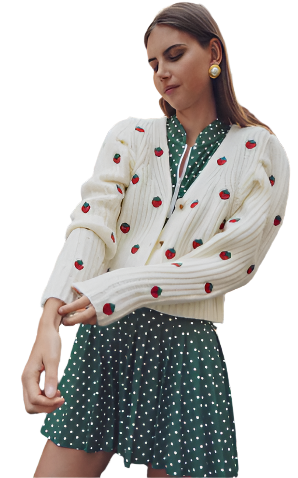 HYACINTH SWEATER- STRAWBERRY