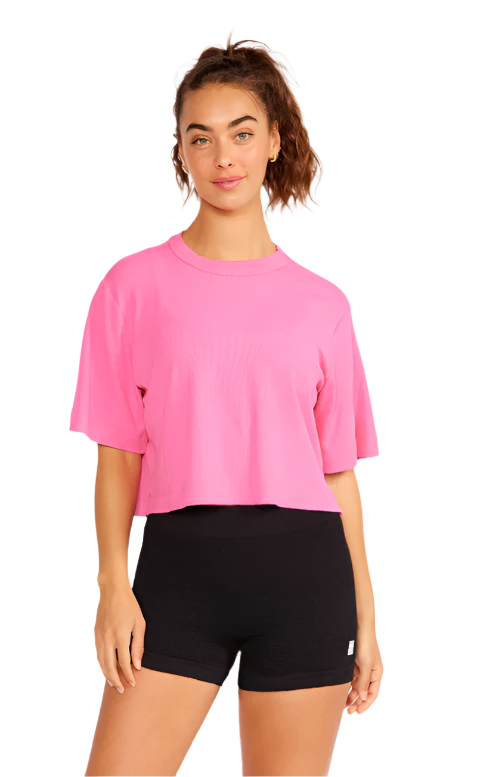 KAREN SS TOP-BARBIE PINK