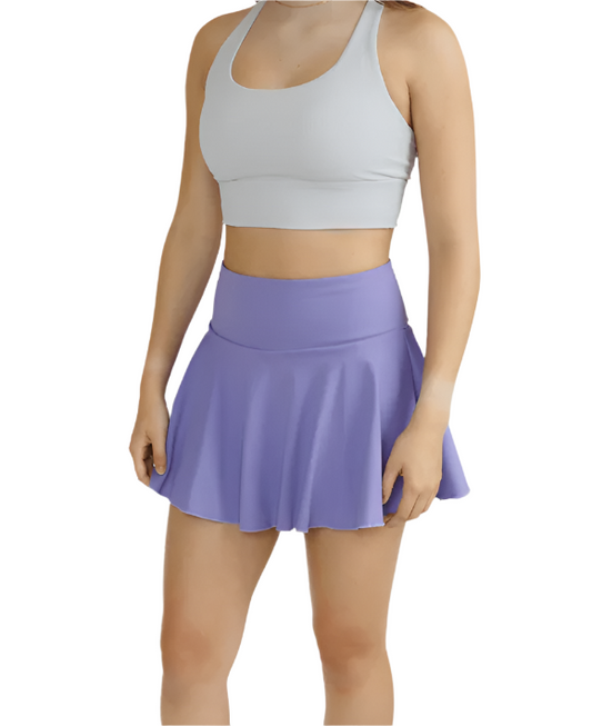 KENZIE TWIRL SKIRT PURPLE