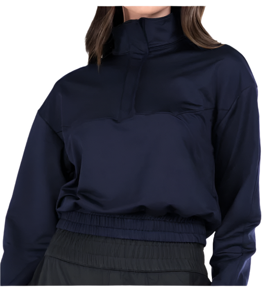 MOCK PULLOVER - MIDNIGHT
