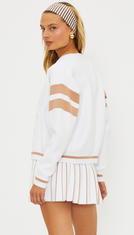 SERENE JACKET - ALMOND COLORBLOCK