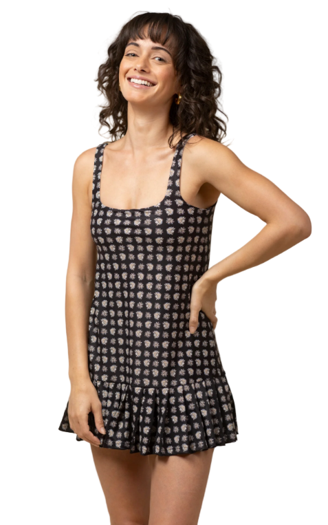 LUCILLE DRESS - SCARF FLORA