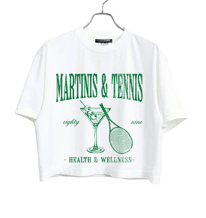 TINIS & TENNIS CROP 2.0 - WHITE