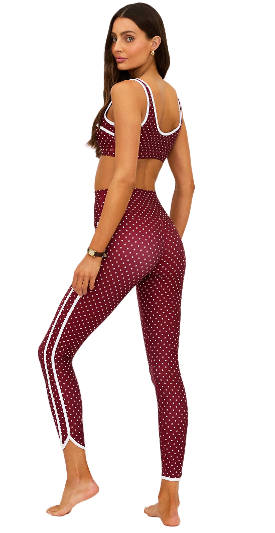 RELLA LEGGING - CRIMSON DOT