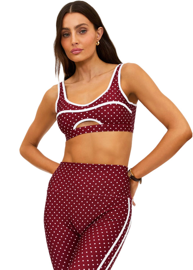 MOXIE BRA - CRIMSON DOT