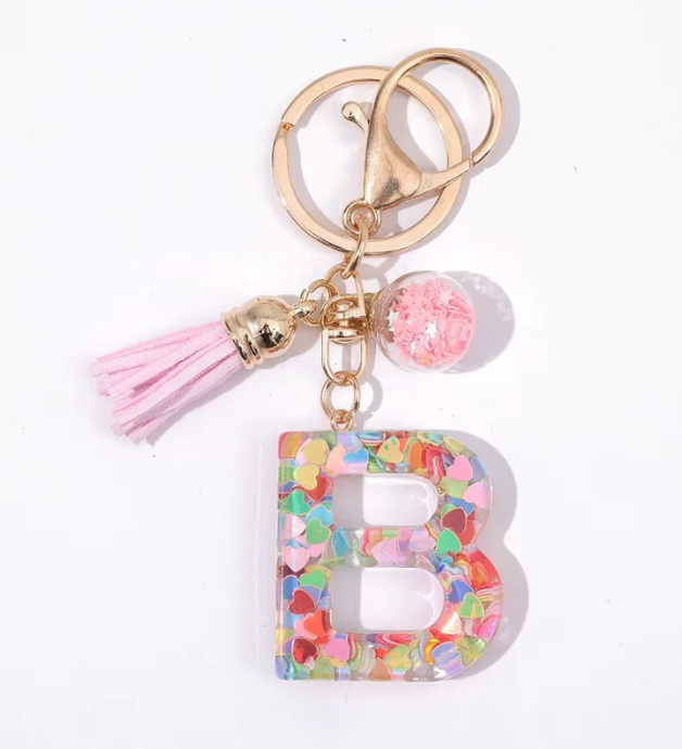 CONFETTI INITIAL CHARMS
