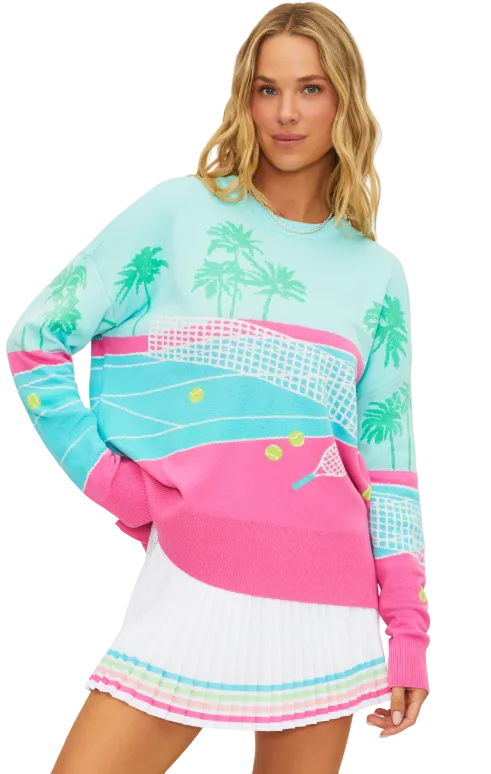 CALLIE SWEATER - HIBISCUS COVE