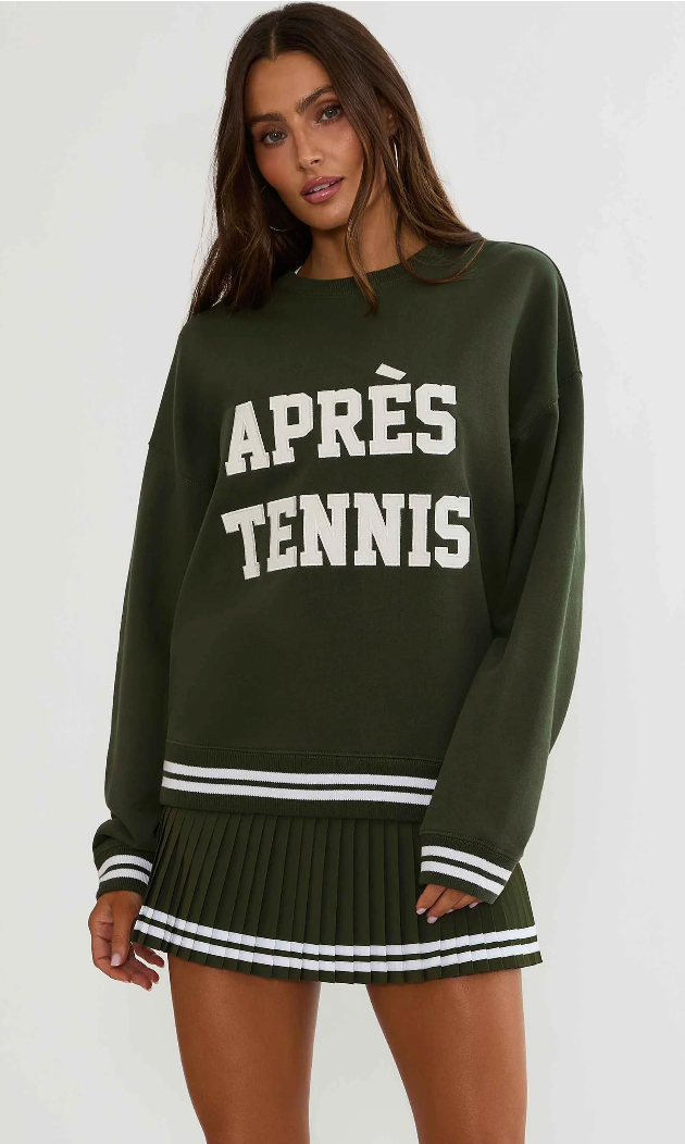 DEVYN SWEATSHIRT - RALLY GREEN