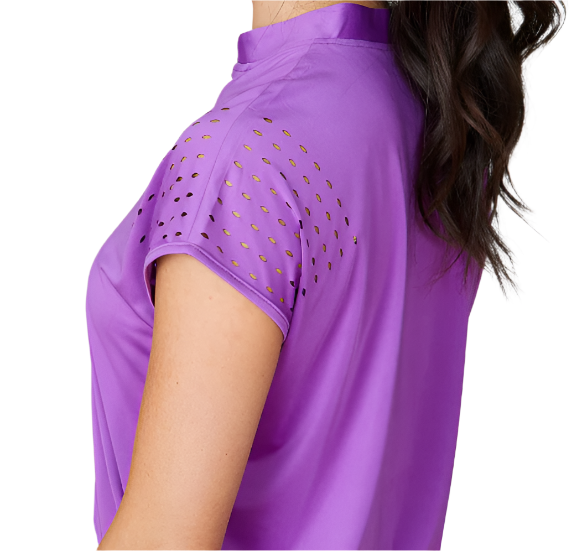 CUT OUT TEE PURPLE