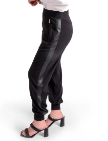 DOWNTOWN JOGGER - BLACK PONTE