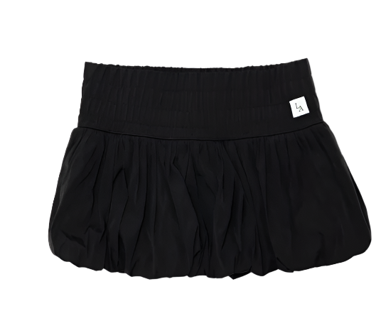 POUF SKIRT - BLACK