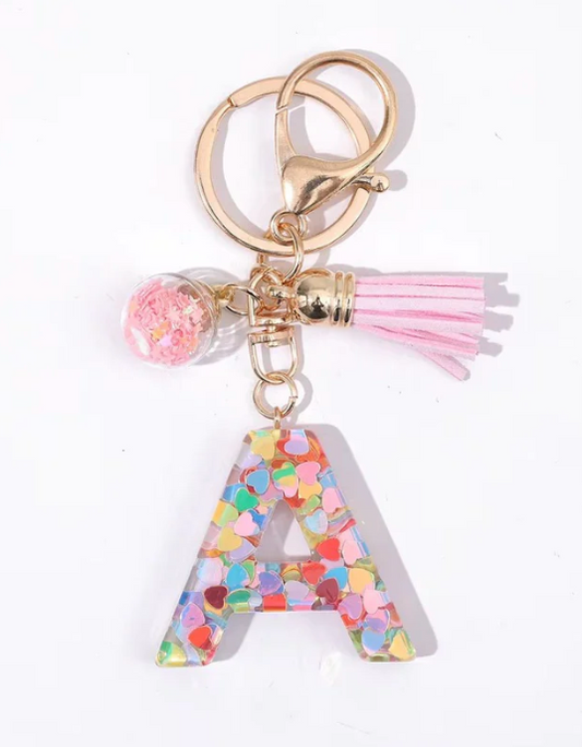 CONFETTI INITIAL CHARMS