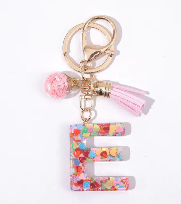 CONFETTI INITIAL CHARMS
