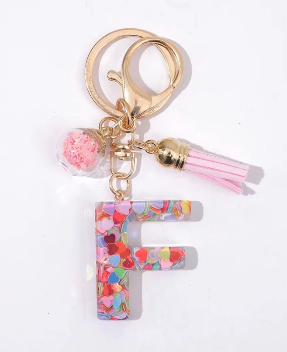 CONFETTI INITIAL CHARMS