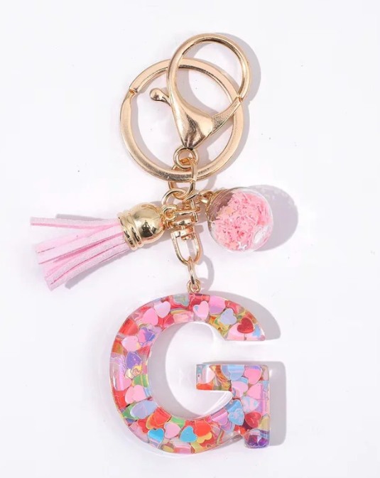 CONFETTI INITIAL CHARMS