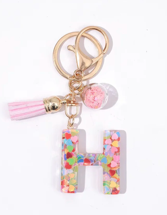 CONFETTI INITIAL CHARMS
