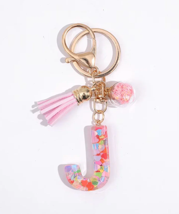CONFETTI INITIAL CHARMS