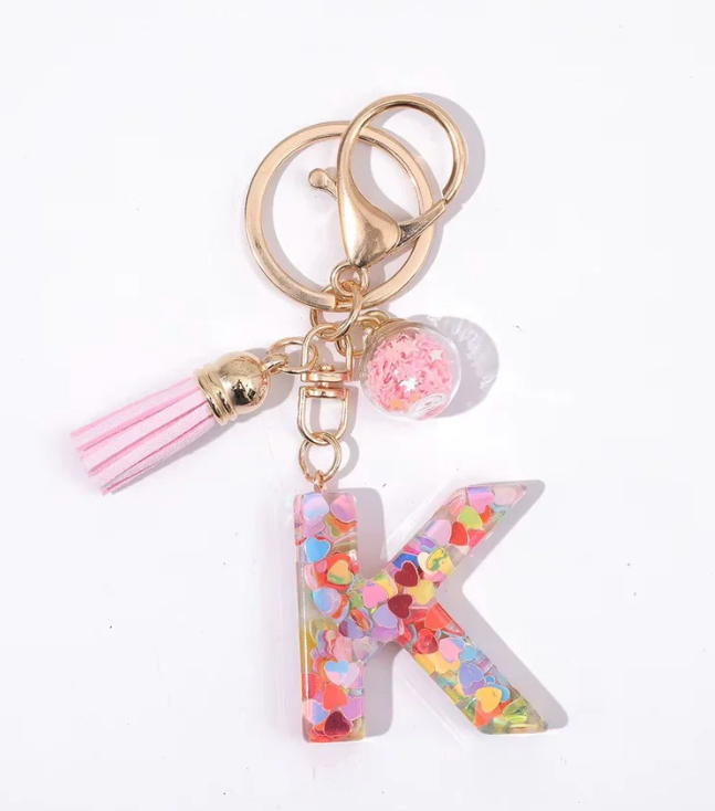 CONFETTI INITIAL CHARMS