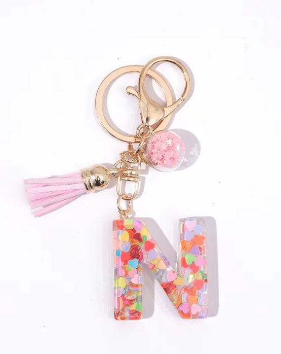 CONFETTI INITIAL CHARMS