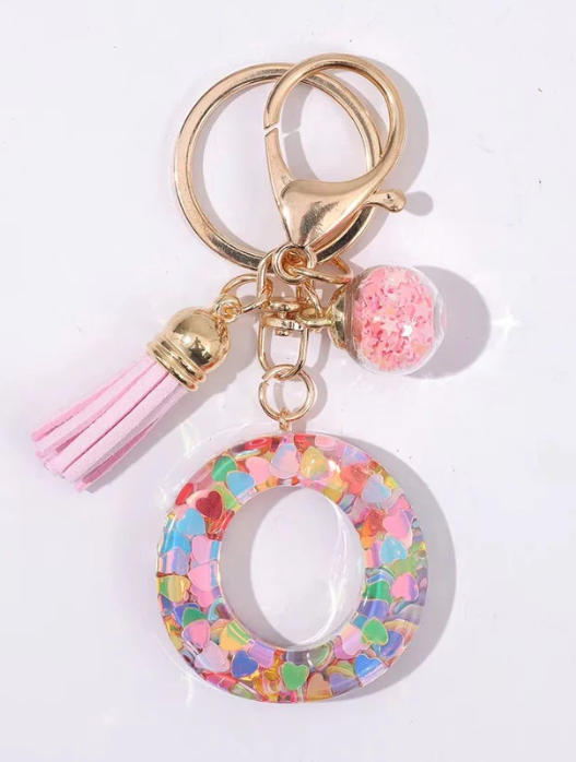 CONFETTI INITIAL CHARMS