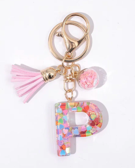 CONFETTI INITIAL CHARMS