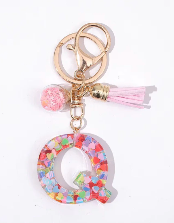 CONFETTI INITIAL CHARMS