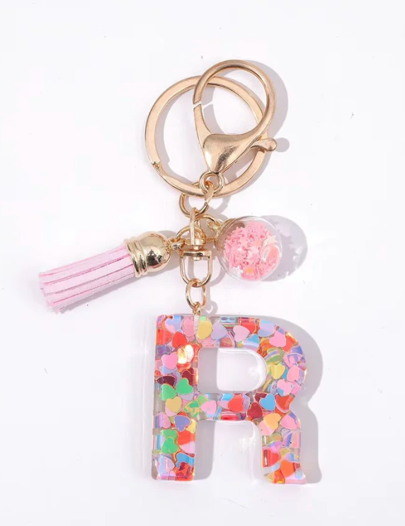 CONFETTI INITIAL CHARMS