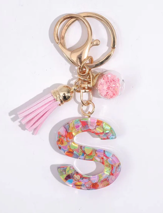 CONFETTI INITIAL CHARMS
