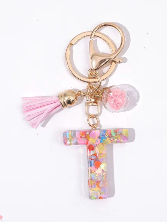 CONFETTI INITIAL CHARMS