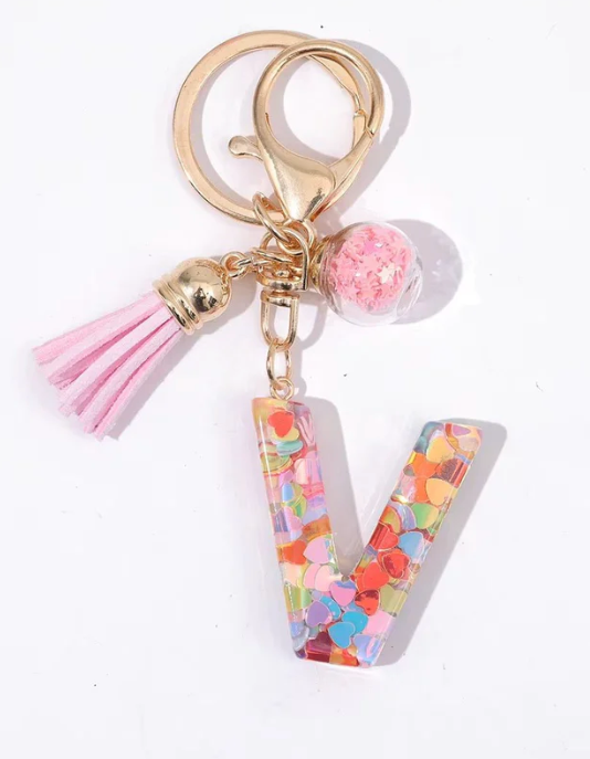CONFETTI INITIAL CHARMS