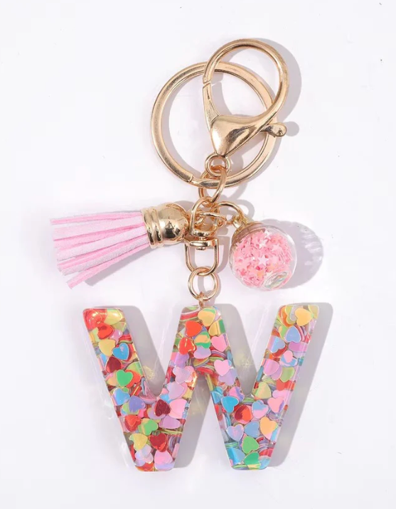CONFETTI INITIAL CHARMS