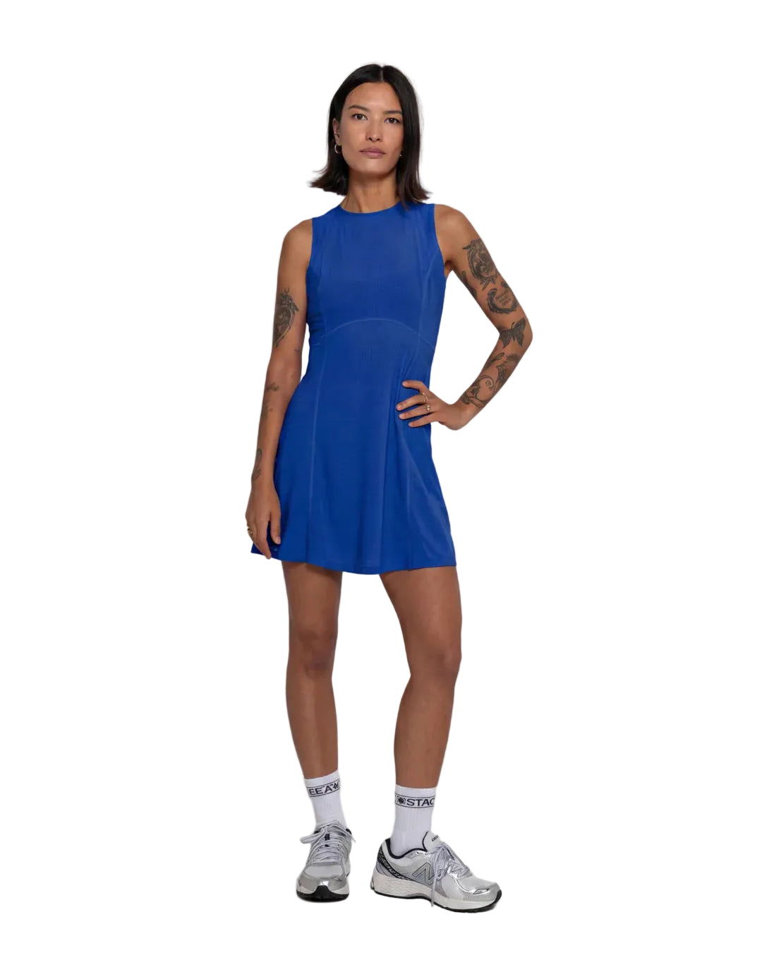 AIRLIFT COURTSIDE DRESS - COBALT BLUE