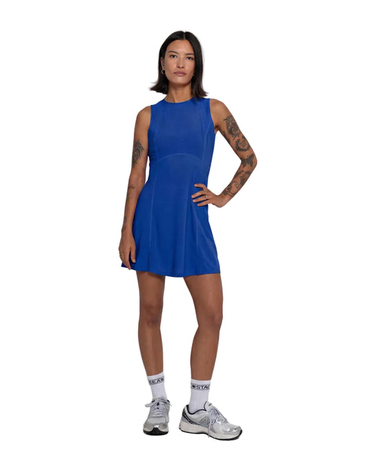AIRLIFT COURTSIDE DRESS - COBALT BLUE